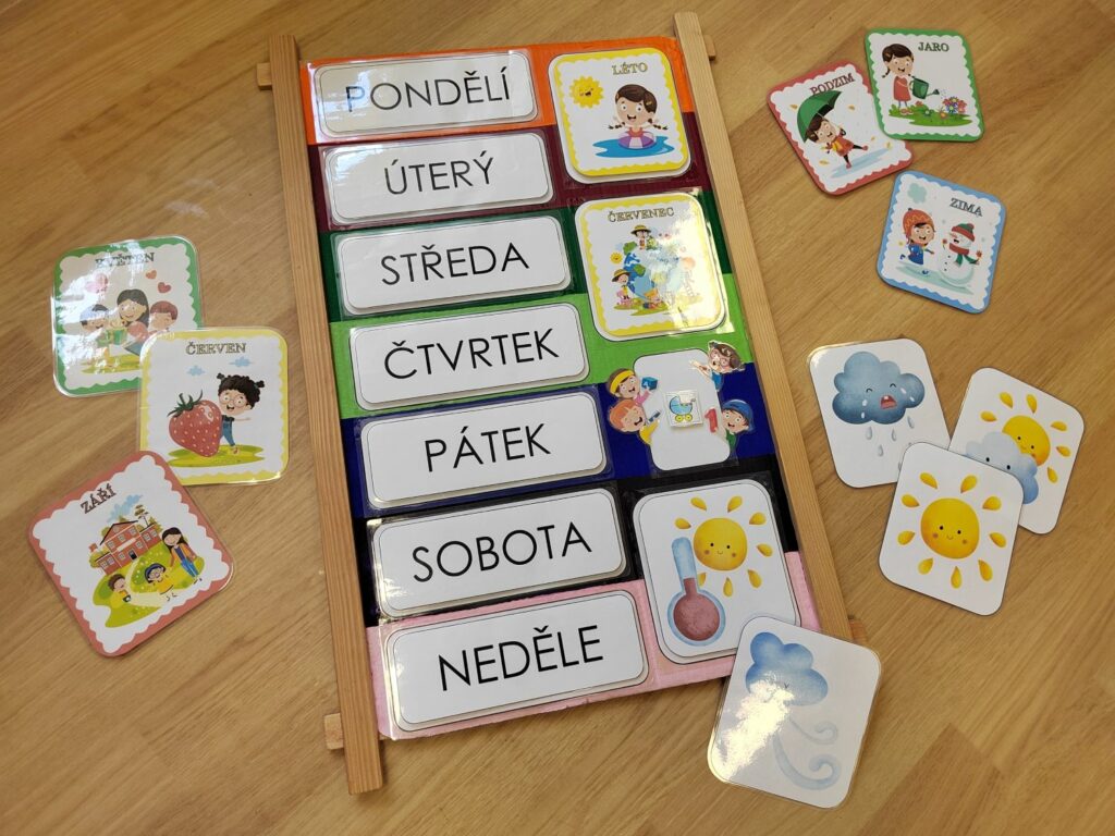 kalendář v mateřské škole
