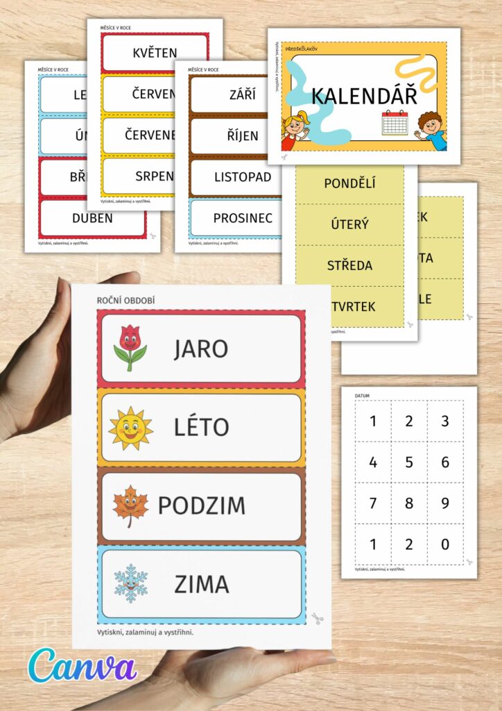 Kalendář do školky