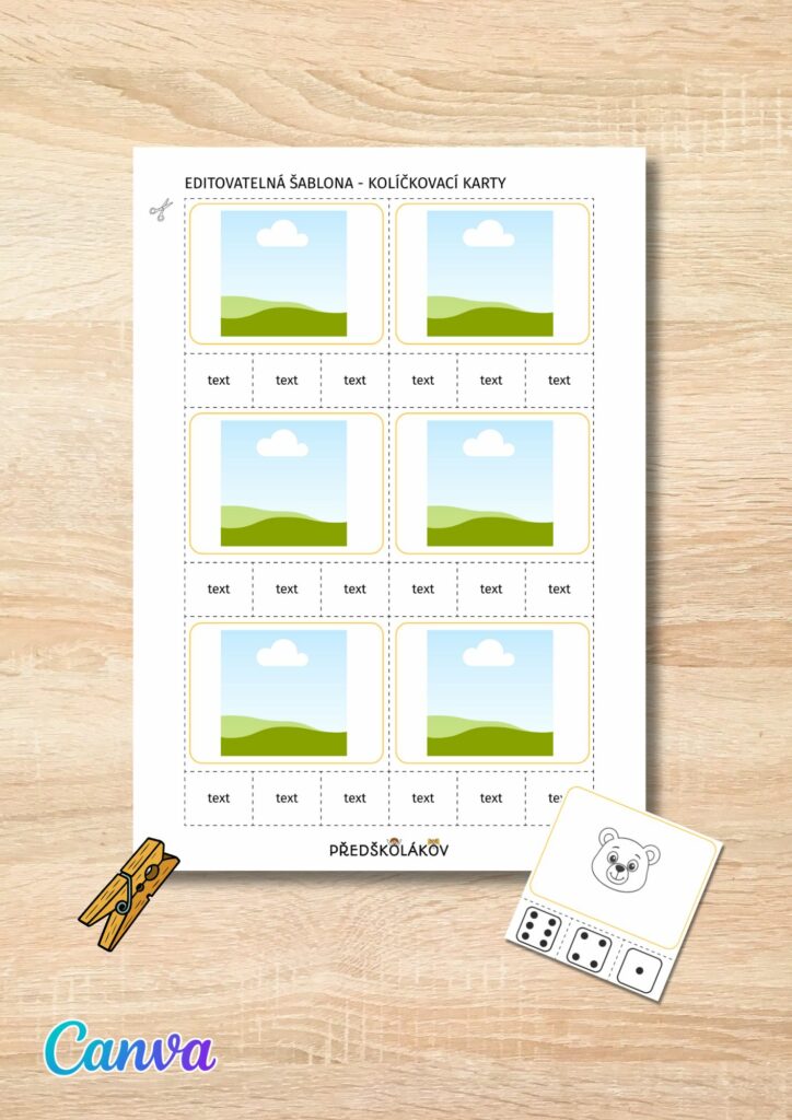 Kolíčkovací karty