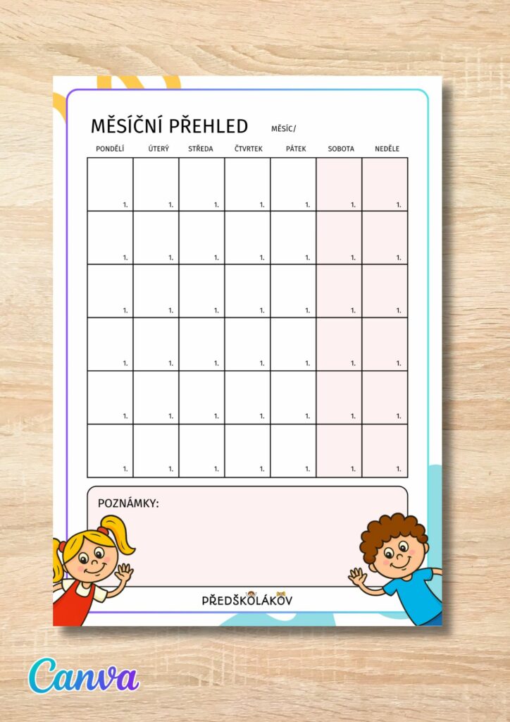 Měsíční přehled