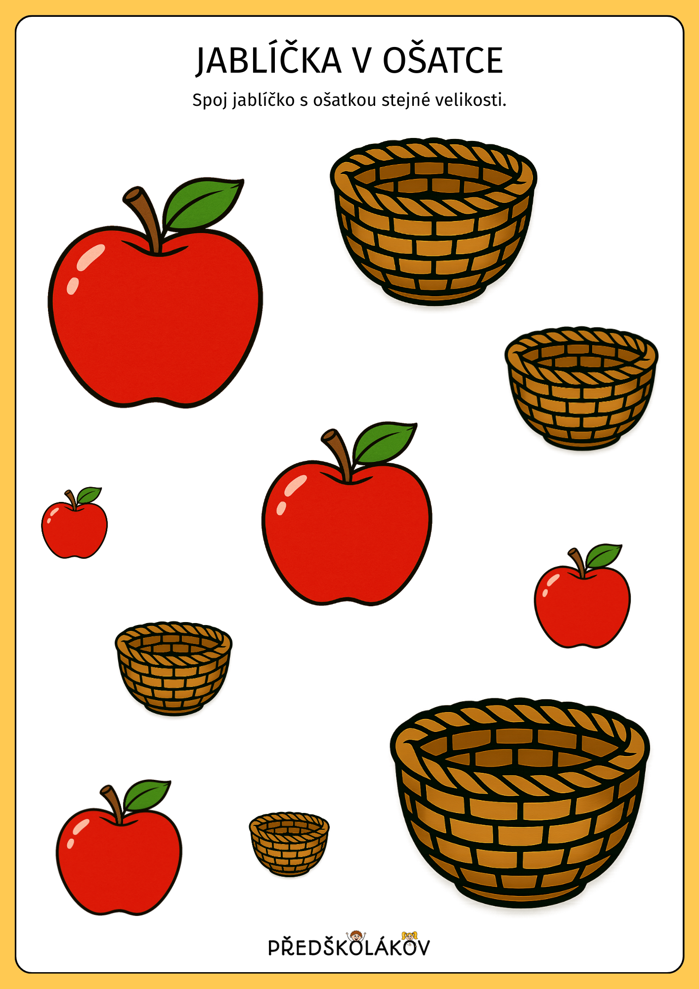 Třídění jablíček