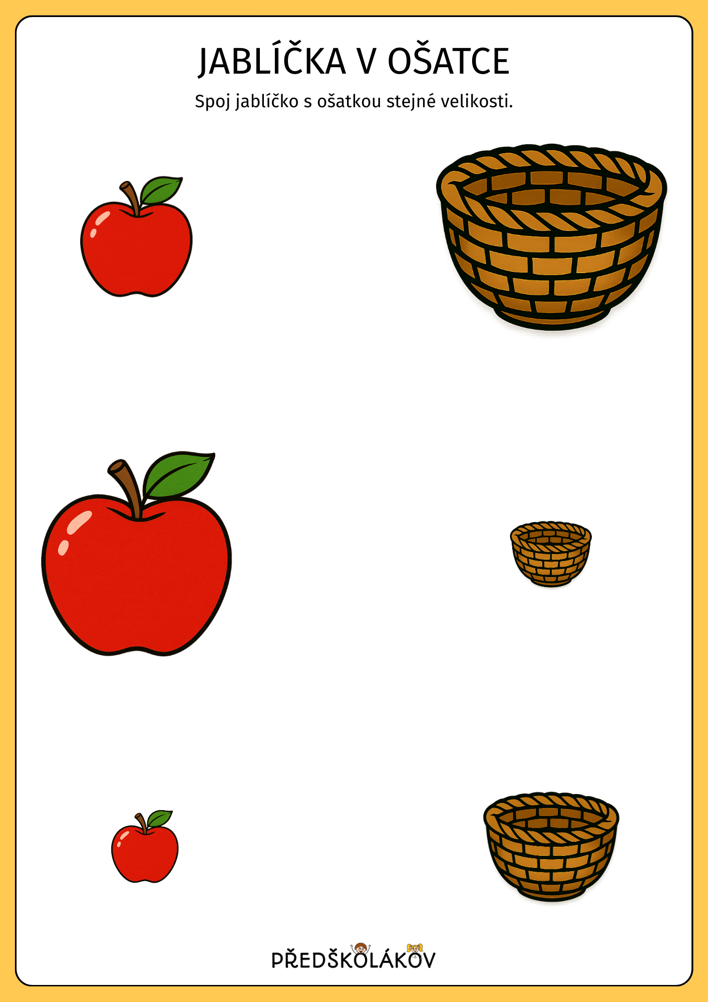 Třídění jablíček