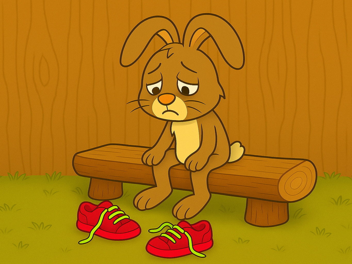 Jak si zajíc Filip zavázal tkaničky