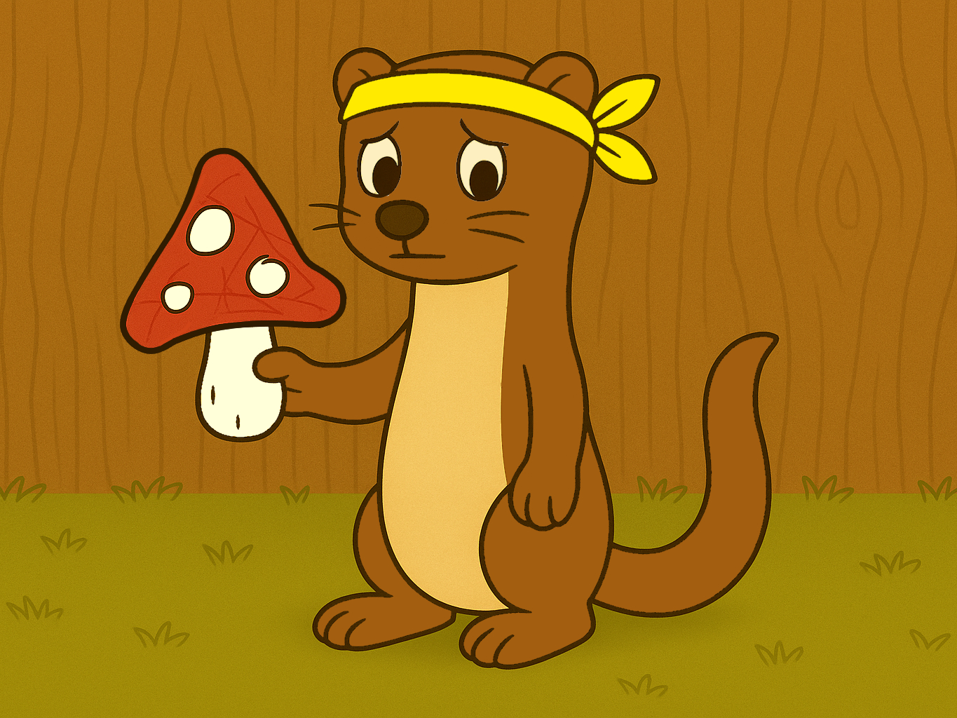 Lasička Pepina a ztracená houbička