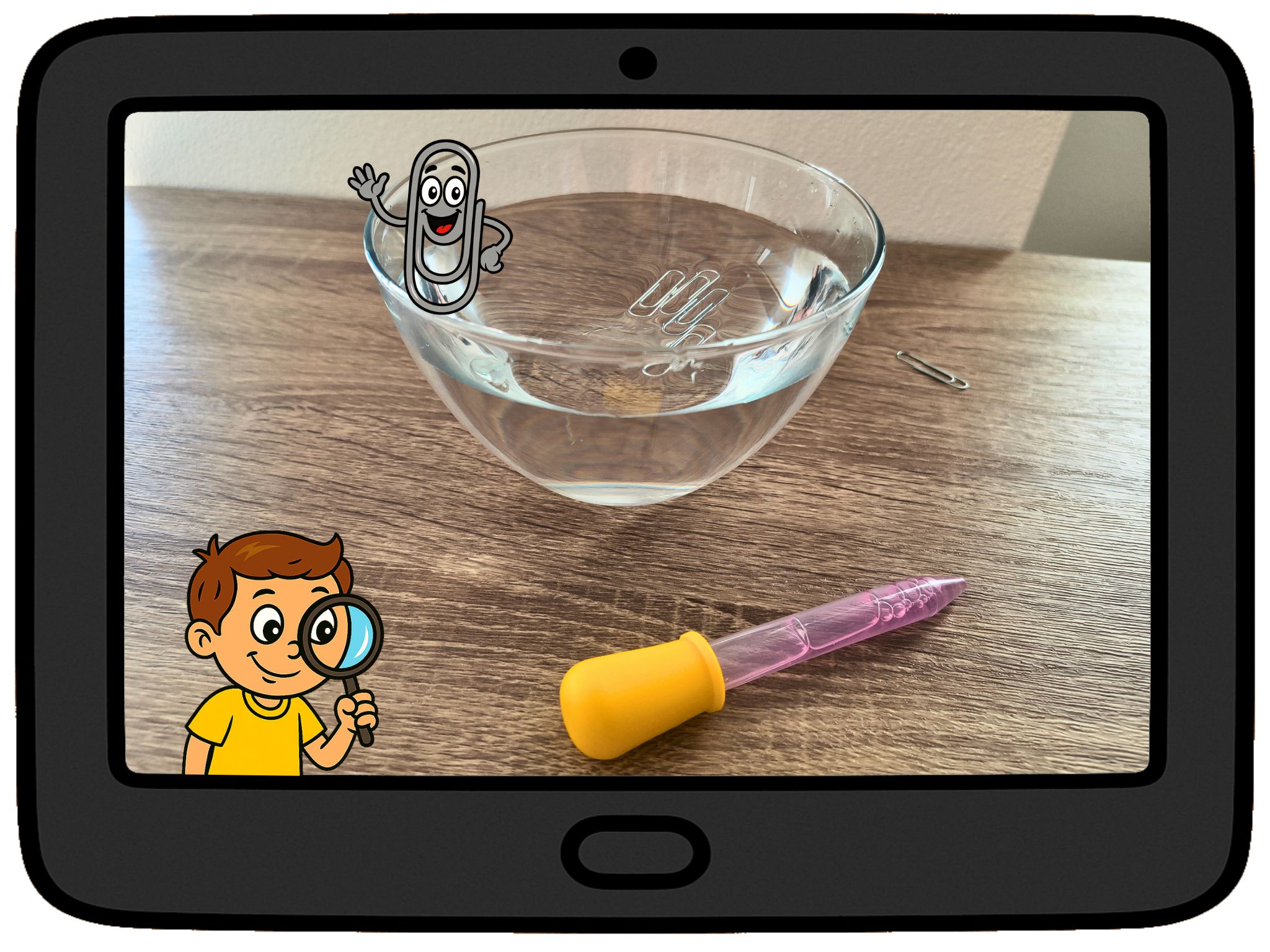 Plovoucí kancelářské sponky