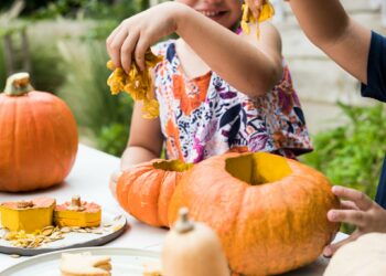 Šumící dýně – podzimní sensory play pro děti