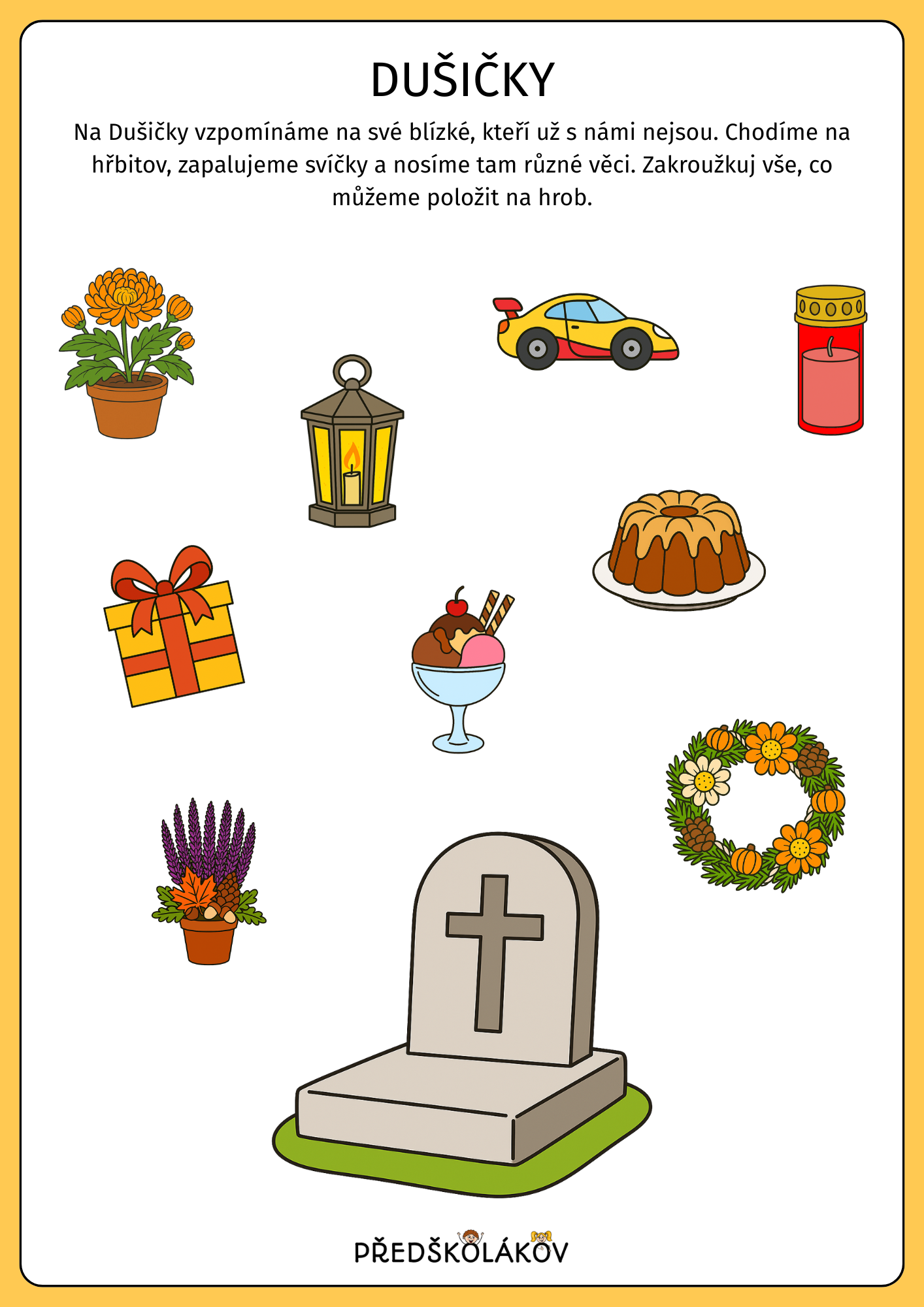 Dušičky třídění