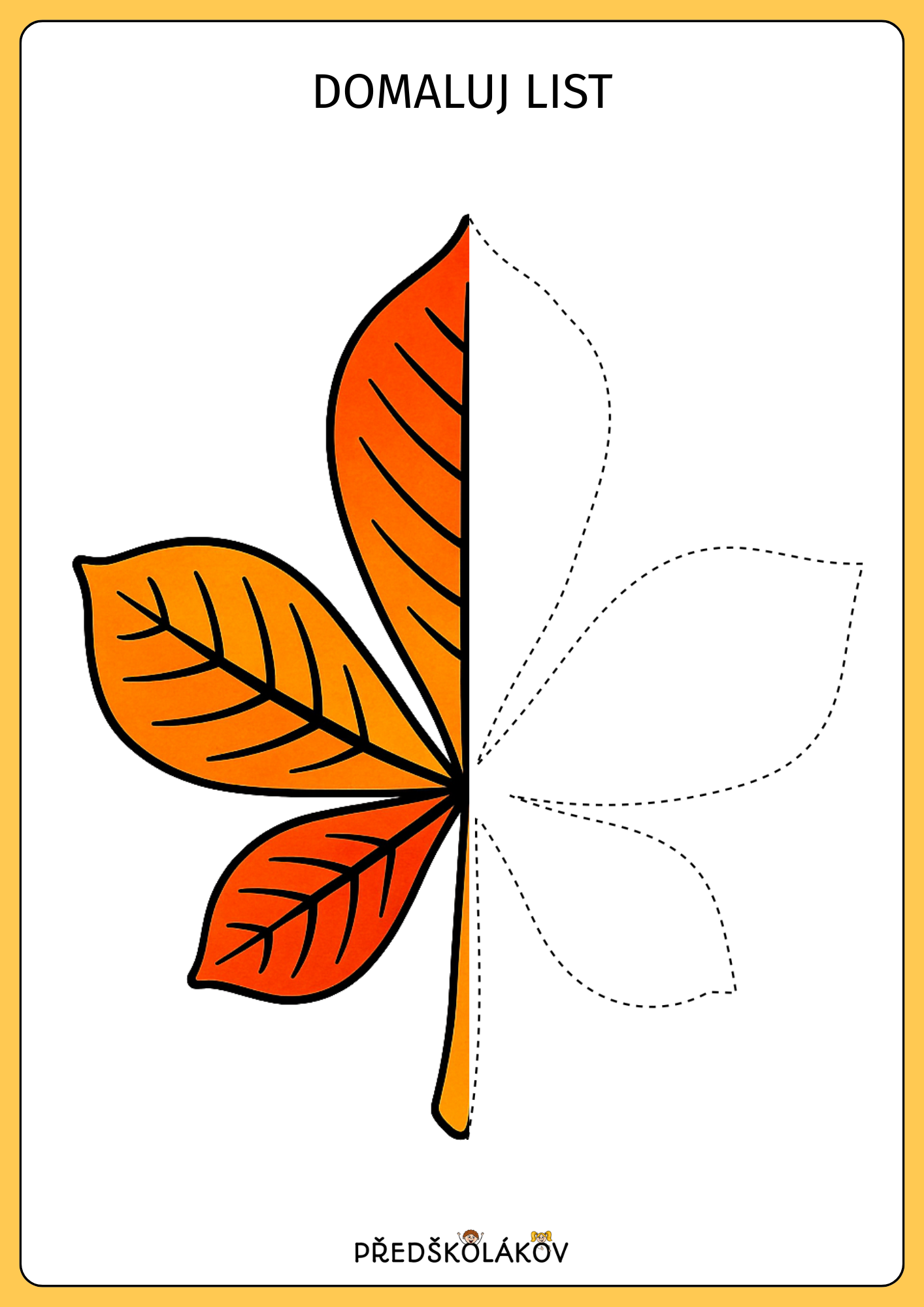 Grafomotorika I. - pracovní list