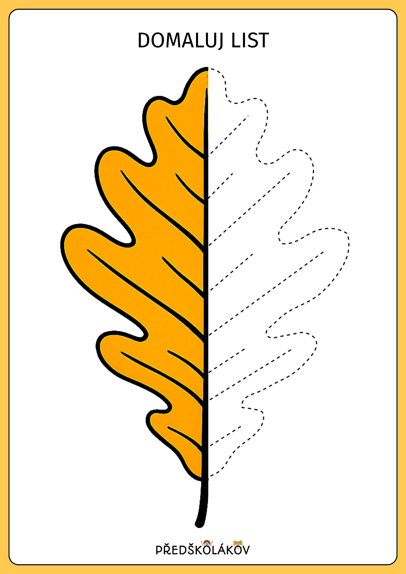 Grafomotorika IV. - pracovní list