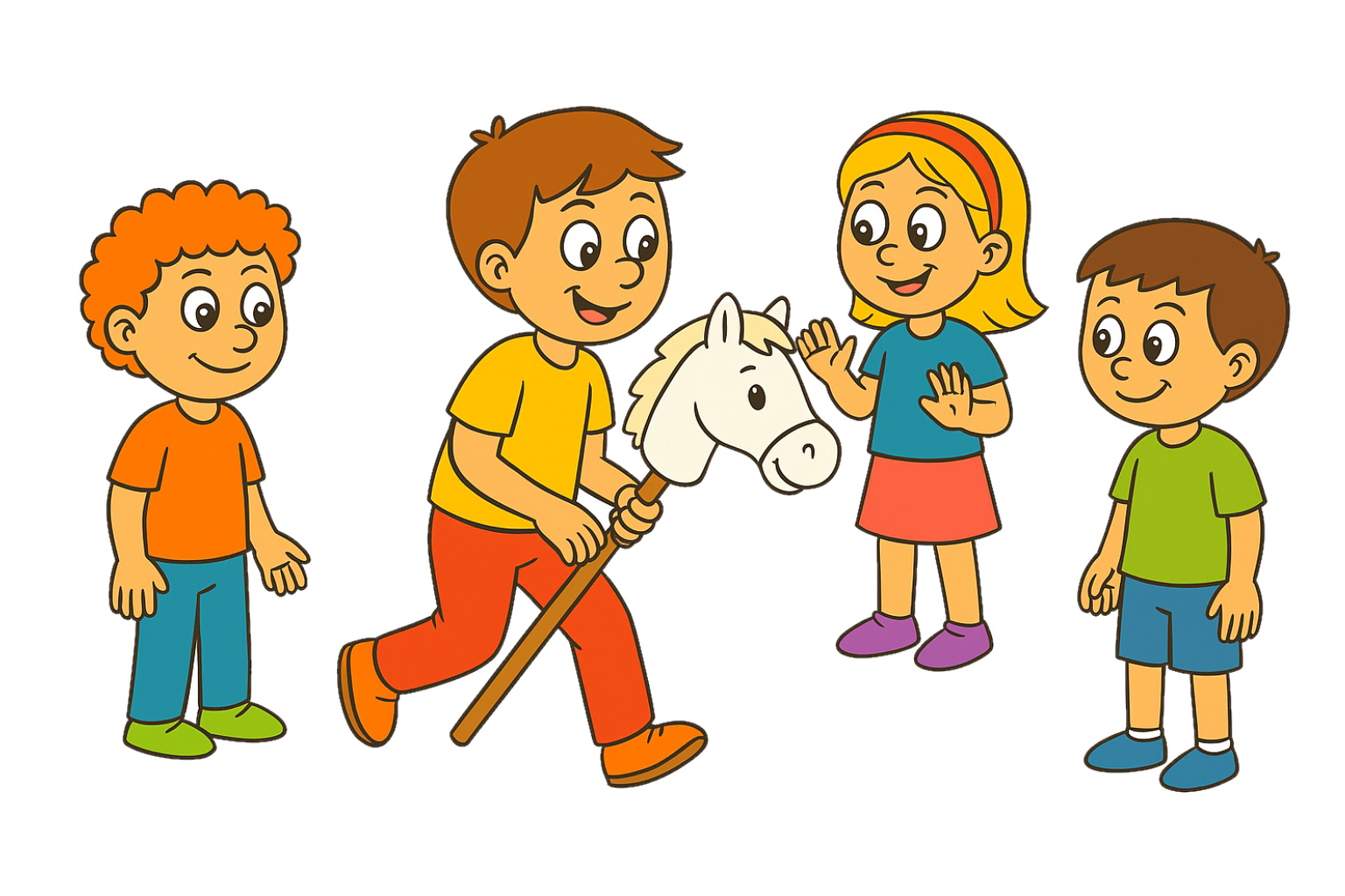 hra: Martin na bílém koni