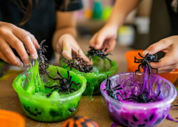 Sensory play pro děti na Halloween